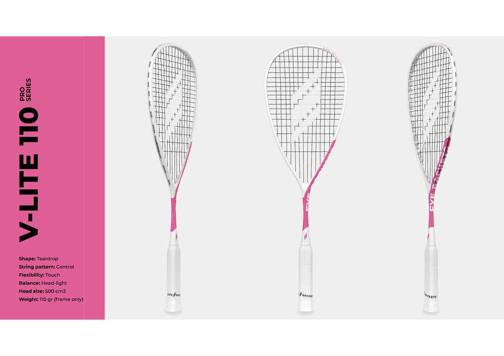 EYE Rackets V Lite 110 Squash Racket New for 2025