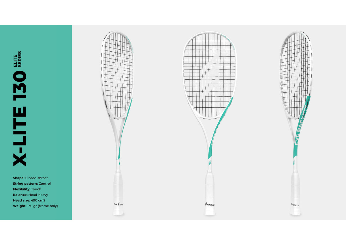 EYE Rackets X Lite 130 Golan Elite Series Squash Racket New for 2025 ...