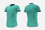 EYE Rackets Squash Shirts Henley (Turquoise/Navy)